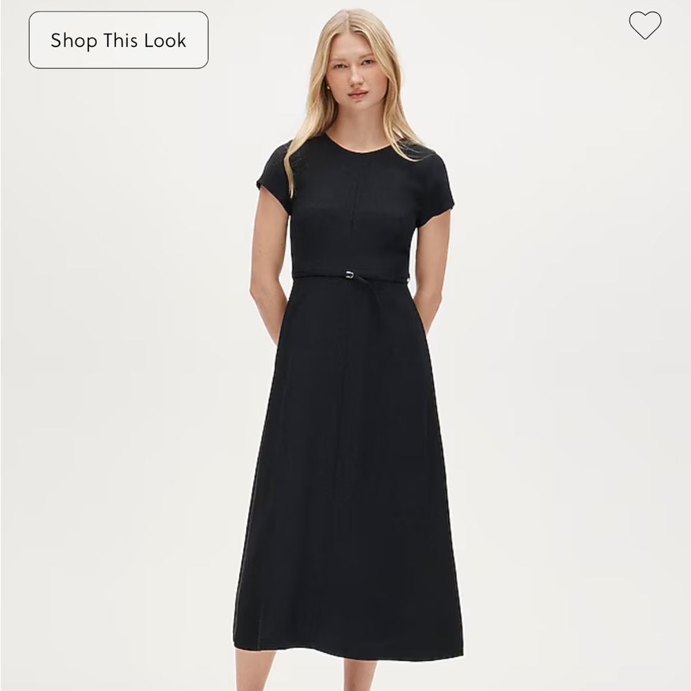 J. Crew Mathilde Dress in Luster Canvas